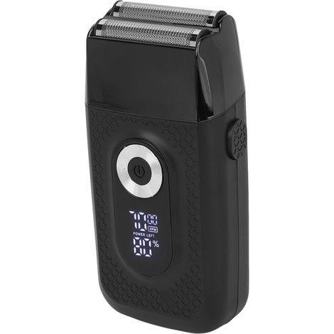 Tondeuse à barbe électrique LED réglable à 3 vitesses, lame amovible, rechargeable USB, à mouvement alternatif, numérique (1/5)