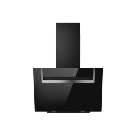 Elica – Hotte décorative inclinée 59.8cm – Évacuation ou recyclage – Classe A – Débit d'air 495m3/h – Niveau sonore 65dB – Couleur noir - SHEENSBLA60 (1/3)