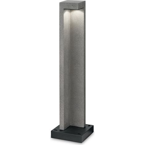 Piantana Moderna Titano Materie Plastiche Grigio Granito Led 9W 4000K H74Cm