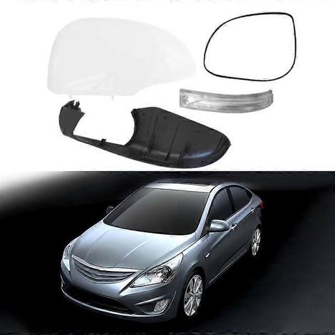 Passend für Hyundai Rena (2010–2016): Rückspiegelabdeckung, Rückspiegelgehäuse, Linse, Blinker, unteres Gehäuse (links), Hauptspiegellampe (Fahrerseite).