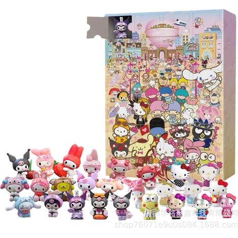 Calendrier de l'Avent Sanrio 24 jours – Figurines Kuromi et My Melody