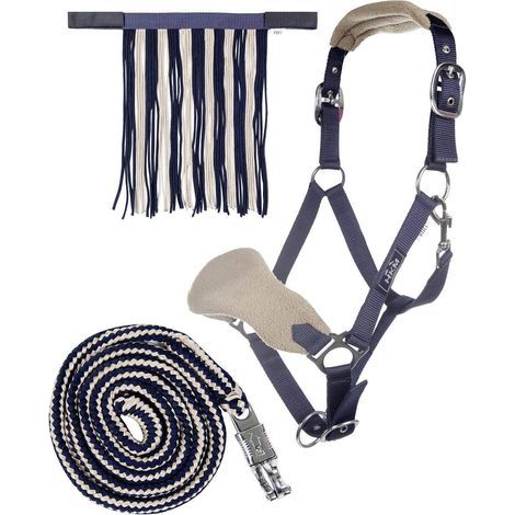 Halfter-Set, 180 cm Seil, Fliegen, Polyester, Pferd (1/3)