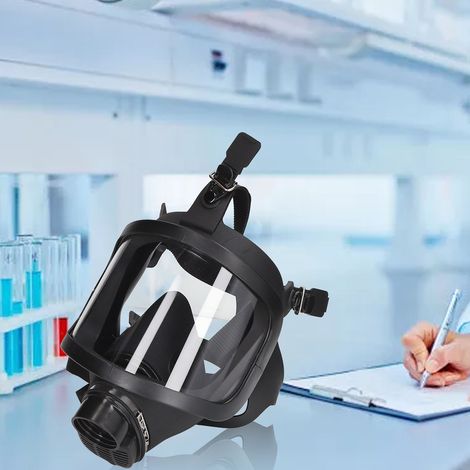 Appareil respiratoire avec filtre à gaz, connecteur universel RD40 adapté à la protection pour les travaux en extérieur, la peinture, le soudage, la construction ferroviaire, etc. (1/5)