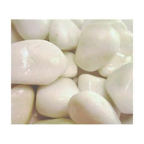 Marbre roulé blanc pur 20/40 400 Kg - 16x25kgs