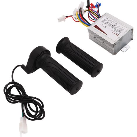 Variateur de vitesse 500W 12V pour moteur brushless avec poignée d'accélérateur, protection contre sous-tension, trottinette électrique et vélo électrique (1/5)