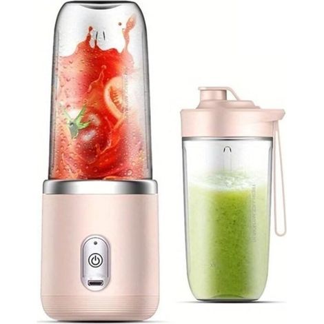 (Rose)Extracteur de jus Portable - 400ml - Sans fil - Acier inoxydable 304 (1/4)