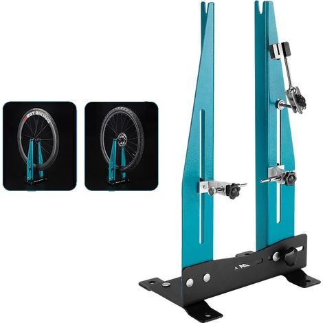 Support de redressage de roue, acier au carbone haute résistance, compatibilité de 16 à 29 pouces, BLANC (1/2)