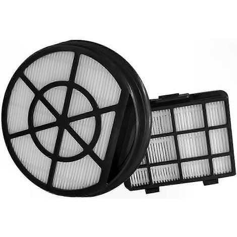 Set mit 2 Bosch-kompatiblen Staubsaugerfiltern, bestehend aus Frontfilter und Ersatzfilterelement, für gängige Staubsaugermodelle, langlebige Qualität, einfache Wartung, effizienter Austausch. (1/5)