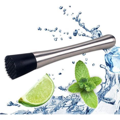 Pilon à Cocktail en Acier Inoxydable, Cône de Citron pour Glace Pilée Marteau (1/5)