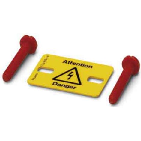 Phoenix Contact Warnschild WS 3- 5 10 Stk