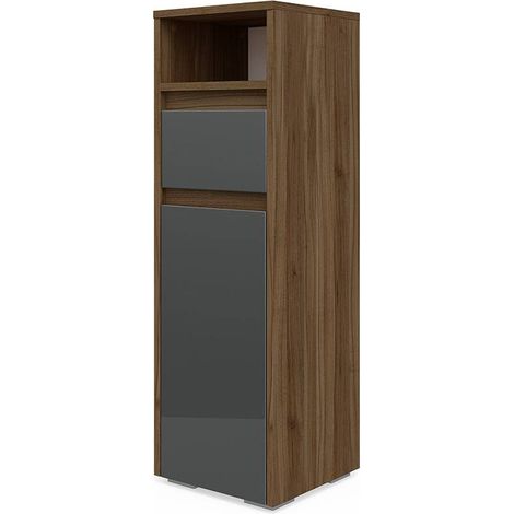 Midischrank Majest, Anthrazit Hochglanz, 30.2 x 96.3 cm, Vicco