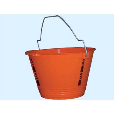 Secchio Muratore Caldarella Plus Brixo in PPL - due maniglie - cm. 34 - Lt. 14