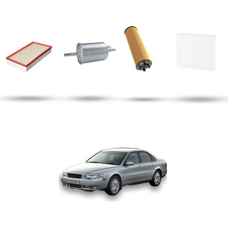 Kit tagliando 4 filtri compatibile con Volvo S80 2.4 20V 103Kw dal 1998 al 2006 (1/5)