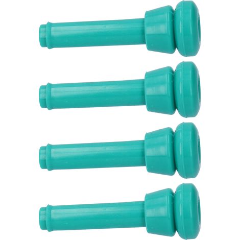Lot de 4 doublures en silicone vert pour machine à traire, destinées aux bovins et aux animaux d'élevage. (1/5)