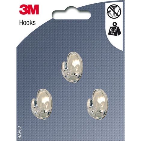 3er-Set Klebehaken, grün 3M