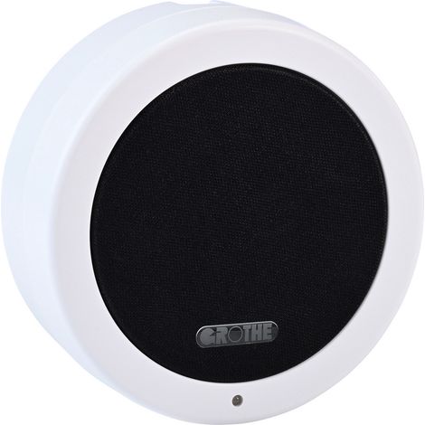 Grothe CALIMA 50 Funk-Gong, Wandmontage, weiß, 43690