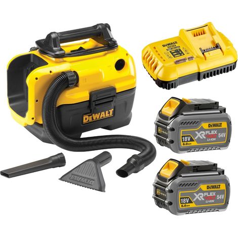 Dewalt DCV584MT2 Cordless XR FLexvolt L-Class Dust Extractor Wet and Dry Vacuum (1/3)