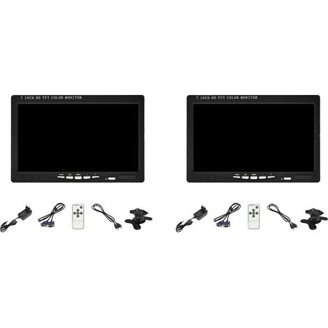 Adatto per monitor retrovisori per auto VGA da 7 pollici con funzione video di retromarcia.