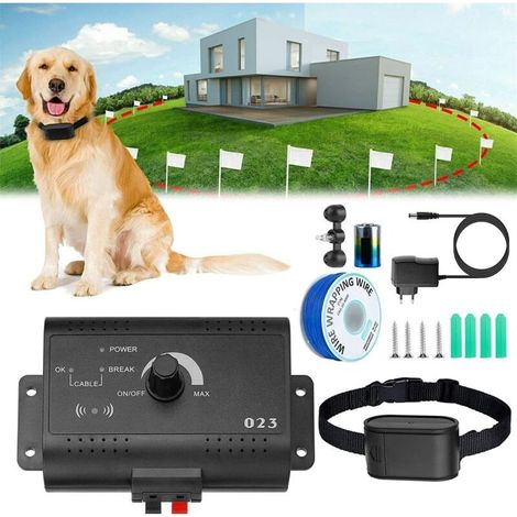 – Clôture électrique pour chien 200 m – Fil souterrain étanche et rechargeable – Correction par choc et tonalité – Installation rapide (1/4)