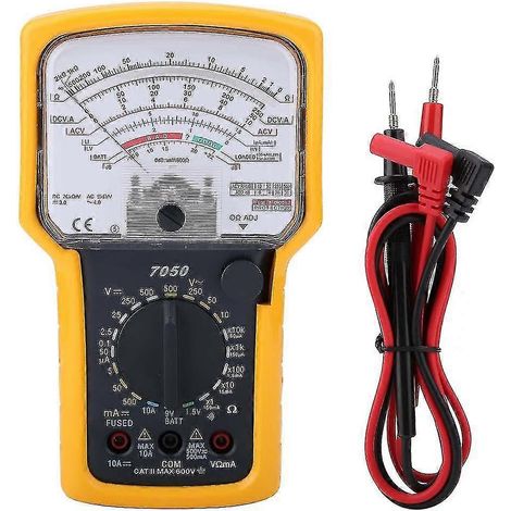 Multimètre analogique multifonction KT7050, haute sensibilité et haute précision, test d'ohmmètre. (1/5)