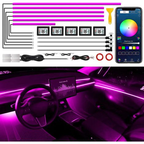 Auto LED Innenbeleuchtung mit App-Steuerung und Musik-Sync (1/5)