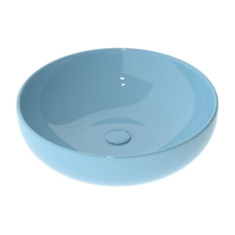 Lavabo a Bacinella - Diametro 45 cm - Ceramica - Cielo Lucido Da Appoggio - Interamente Smaltato (1/3)