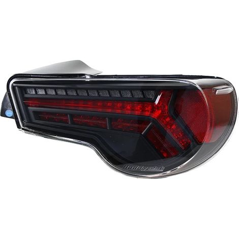 Fanale posteriore, tecnologia LED, struttura in ABS resistente, trasparente (1/2)