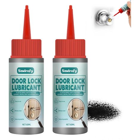 60ml2 Lubrifiant pour Serrures, Graphite en Poudre, Lubrifiant pour Serrure (1/5)