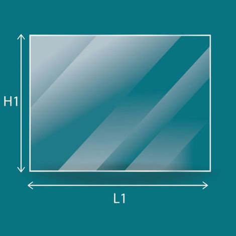 Deville Verre HUBLOT P0011241 - Vitre Rectangle