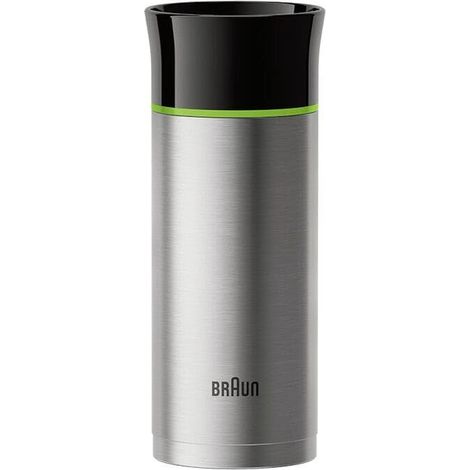 Braun brocca tazza thermos da viaggio 330ml in acciaio inox + valvola pulizia (1/4)