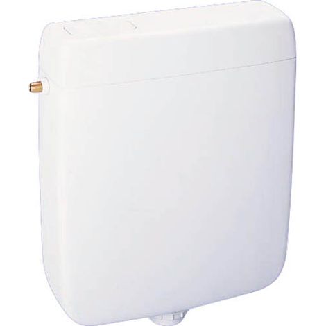 Nicoll – Réservoir de chasse d'eau semi bas 2 volumes 9L – Mécanisme double volume silencieux – Alimentation sur 3 côtés – Pour rénovation rapide (1/2)