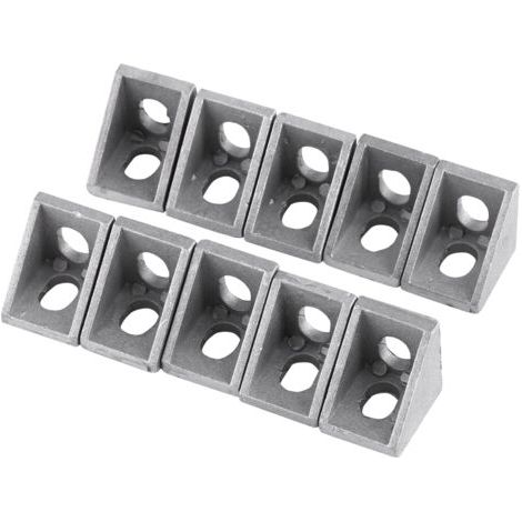 QORVA- Support d'angle en forme de L en alliage d'aluminium pour meubles de fenêtres (1/5)