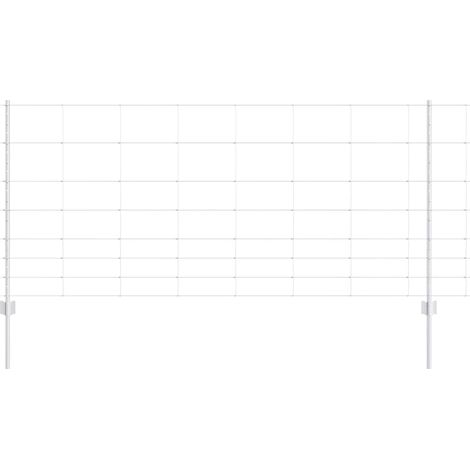 Maison Exclusive - Wildzaun mit Pfosten 25 x 1 m (B x H) Feuerver