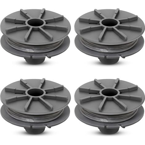 5307-20 Trimmerfadenspule, Ersatzspule für Freischneider 1,65 mm 6,1 m, Spule für Turbo-Trimmer-Kantenschneider (4 Stück) (1/5)