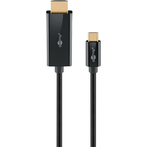 Câble adaptateur GOOBAY USB3.1 75698 USB-C/HDMI 3,0m noir (1/4)