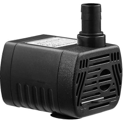 Pompe à eau pour bassin à poissons, pompe à eau pour aquarium, pompe à eau submersible USB, pompe à eau submersible noire (1/3)