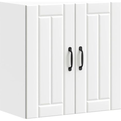 Maison Exclusive - Armoire murale de cuisine Lucca blanc bois d'ingénierie (1/5)