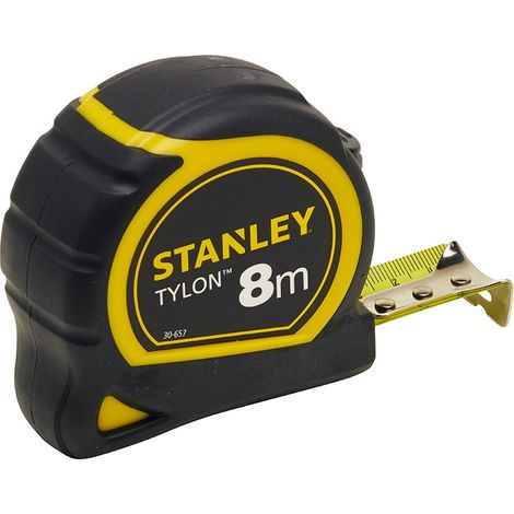 Flessometro STANLEY TYLON metro rullina in ABS con gancio 8 metri (1/2)