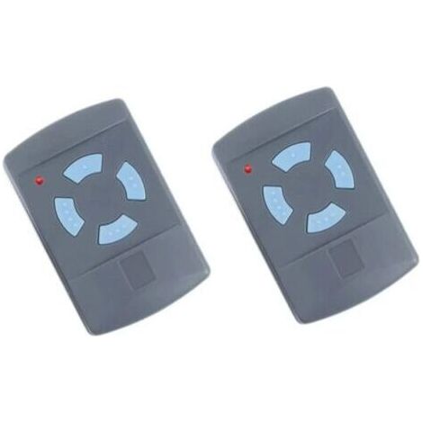 2PACK Télécommande de Garage Sdre HSM4 868 MHz avec 4 Boutons Couleur Bleue Remplacer Les émetteurs Hormann 868 MHz HS4 HSM2 HSP4 868 HS1 868 Tubauto HSM4 868 Tubauto HS4 868Fréquence