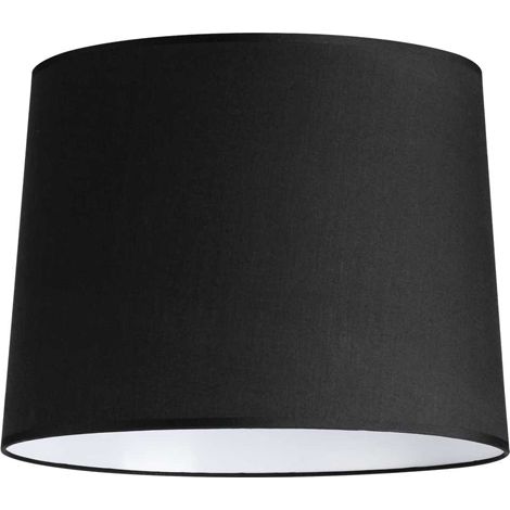 Paralume Cono Set Tessuto Nero D40 (1/2)