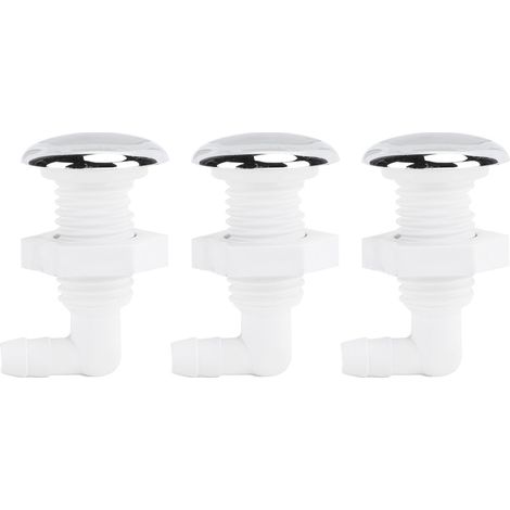 Buse en PVC pour bain moussant, pulvérisateur de piscine, bain de massage, spa, joint de 7 mm/0,28 pouce de diamètre extérieur, 3 pièces (1/5)