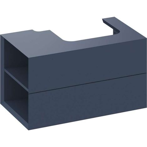 Ravak Lite - Mobile lavabo 80x45x43 cm, 2 cassetti, Deepsea Blue X000001875 (1/5)