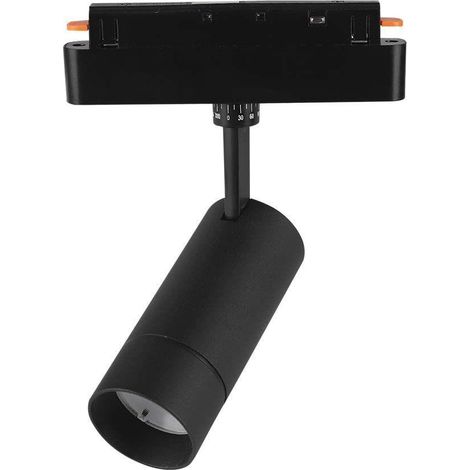 V-TAC Faretto LED per Binario Magnetico 8 W 48 V 700 lm CCT 3 in 1 Nero CRI 90 Google/Alexa H21 cm IP20 (1/5)