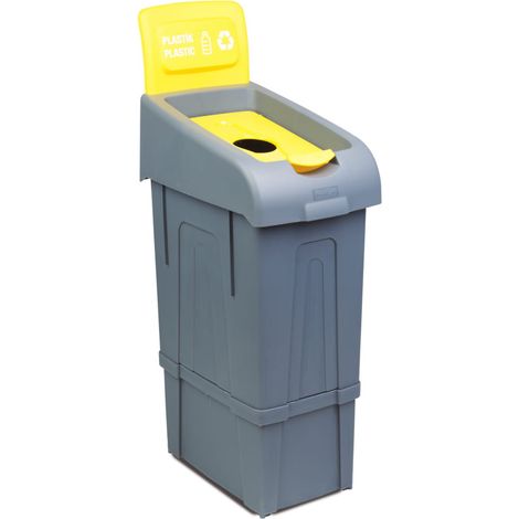 Poubelle tri plastique 80 litres - Combisteel