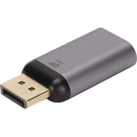 Adaptateur DisplayPort mâle vers sortie HD femelle pour écrans 4K HD sur ordinateur portable