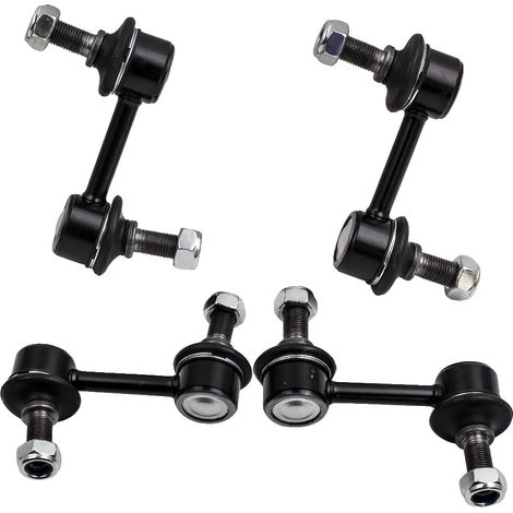 Bieletas de barra estabilizadora, de acero, 24 cm de largo, 3 cm de ancho, compatibles con Chevy Corvette C5 C6, mejoran la estabilidad del vehículo. (1/5)