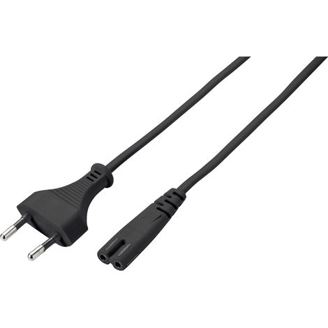 Sygonix SY-5043504 Strom Netzkabel  Schwarz 3.00 m