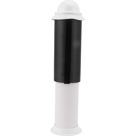 Bouche d'aération murale traversante 75mm, sortie d'air pour ventilation domestique, hotte aspirante, capot d'évacuation, grille de conduit, kit de ventilation. (1/5)