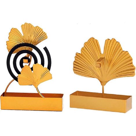 Lot de 2 boîtes pour spirales anti-moustiques, porte-encens en métal résistant, brûleur d'encens anti-moustiques, support pour spirales anti-moustiques pour la maison et le jardin. (1/5)