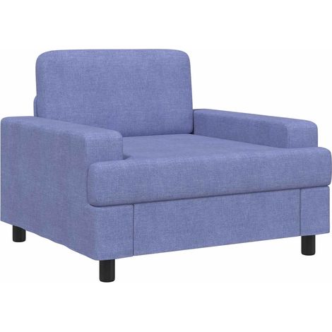 Armchair Jeans Blue Fabric vidaXL (1/5)